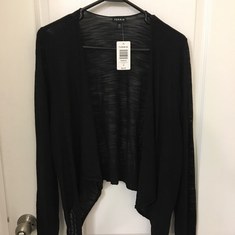 Torrid drape cardigan